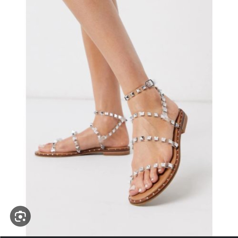 Steve Madden clear travel sandal size 9.5